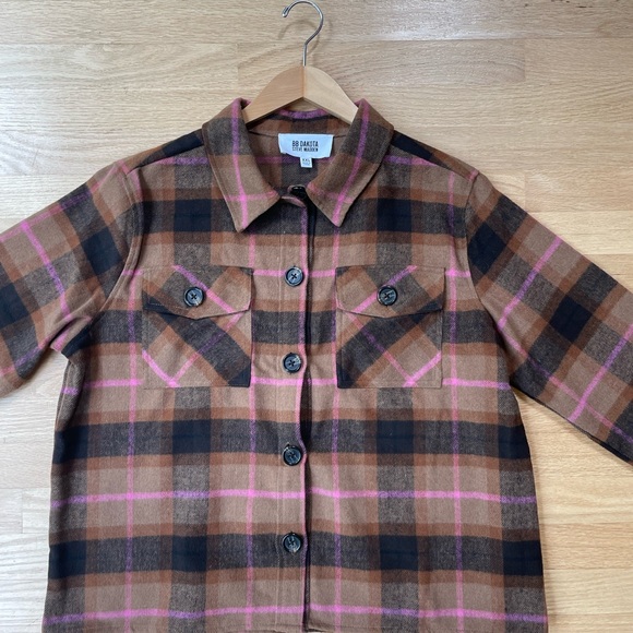 BB Dakota by Steve Madden Boxy Shacket Size XXL New Without Tags - Picture 2 of 10